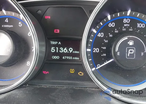 2013 Hyundai Sonata Se из США, поврежденный, VIN 5NPEC4AC5DH767378